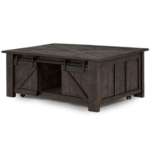 Garrett - Rectangular Lift-top Cocktail Table With Casters - Weathered Charcoal Unique Piece Furniture