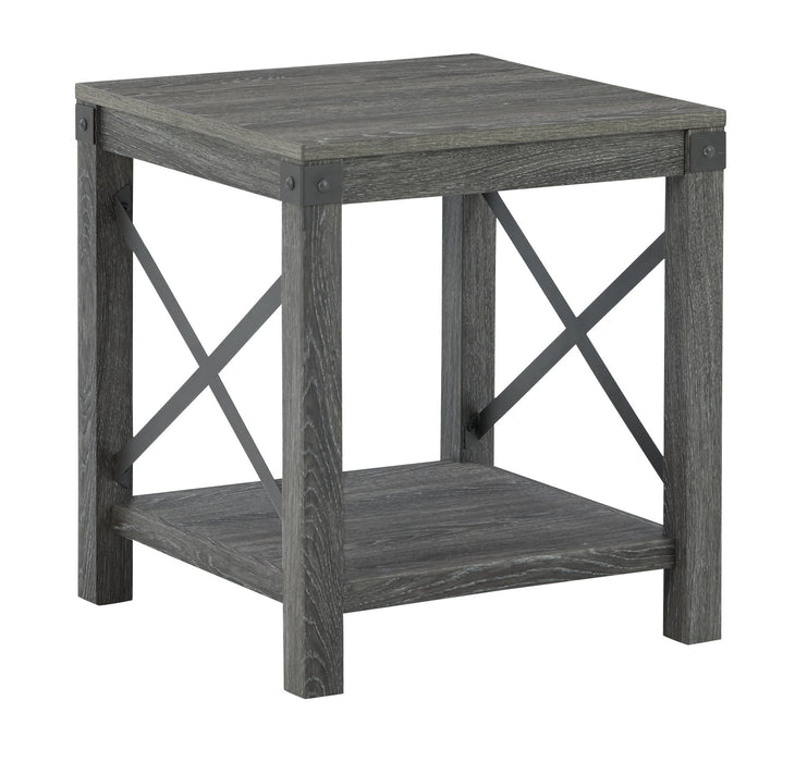 Freedan - Grayish Brown - 3 Pc. - Coffee Table, 2 End Tables Unique Piece Furniture