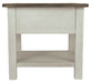 Bolanburg - White / Brown / Beige - Rectangular End Table Unique Piece Furniture