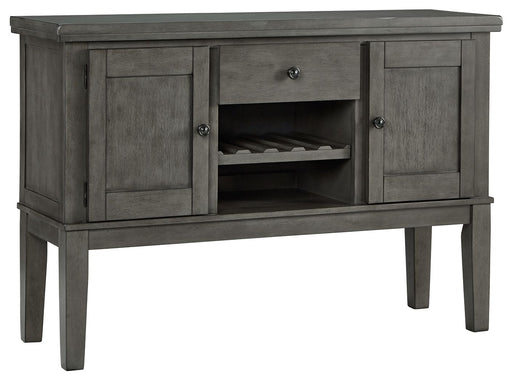 Hallanden - Gray - Dining Room Server Unique Piece Furniture