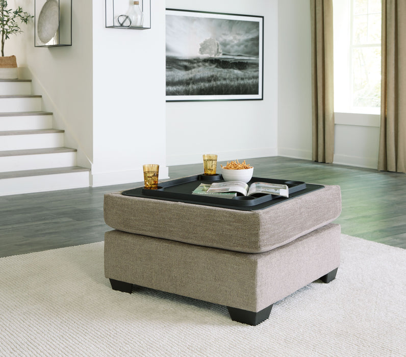 Creswell - Stone - Ottoman With Storage Unique Piece Furniture