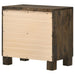 Woodmont - 2-Drawer NightStand - Rustic Golden Brown Unique Piece Furniture