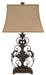 Sallee - Gold Finish - Poly Table Lamp Unique Piece Furniture