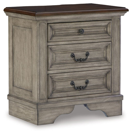 Lodenbay - Antique Gray - Three Drawer Night Stand Unique Piece Furniture