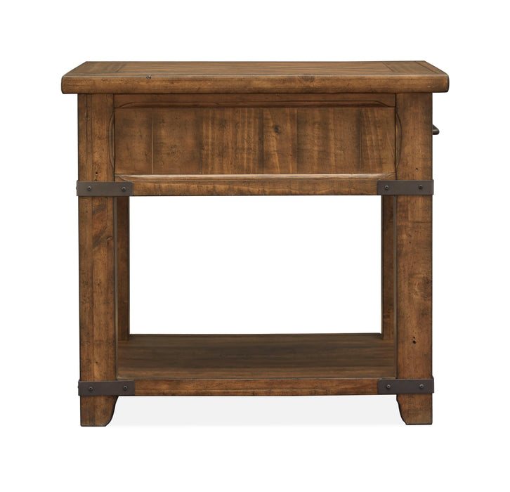 Chesterfield - Rectangular End Table - Farmhouse Timber Unique Piece Furniture