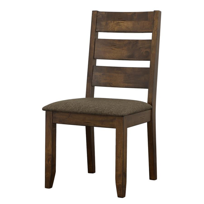 Alston - Ladder Back Dining Side Chairs (Set of 2) - Knotty Nutmeg And Gray Unique Piece Furniture