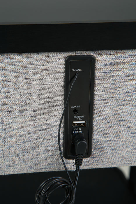 Jorvalee - Gray / Black - Accent Table Unique Piece Furniture