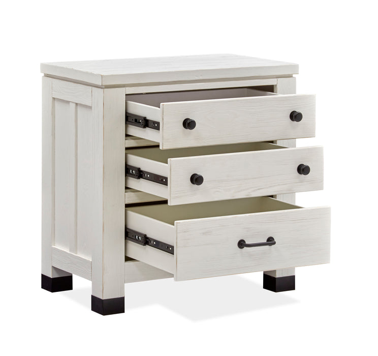 Harper Springs - Drawer Nightstand - Silo White Unique Piece Furniture