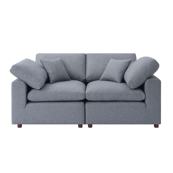 Modern Modular Sectional Sofa Set, Self - Customization Design Sofa Gray
