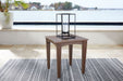 Emmeline - Brown - Square End Table Unique Piece Furniture