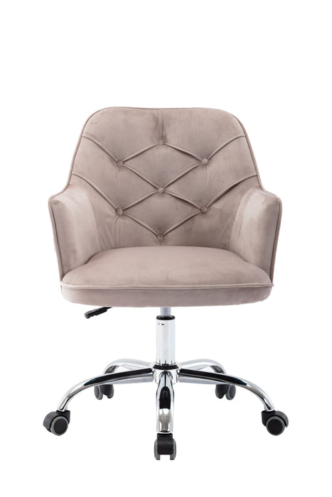 Coolmore Velvet Swivel Shell Chair For Living Room, Modern Leisure Arm Chair, Office Chair Gray