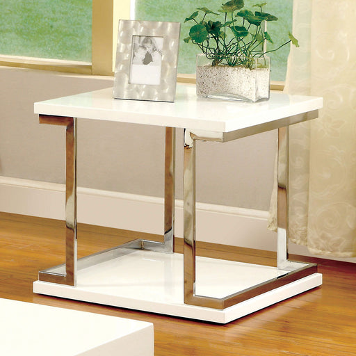 Meda - End Table - White Unique Piece Furniture