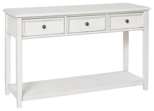 Kanwyn - Whitewash - Sofa Table Unique Piece Furniture
