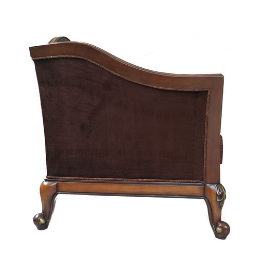 Beredei - Chair - Fabric & Antique Oak Unique Piece Furniture