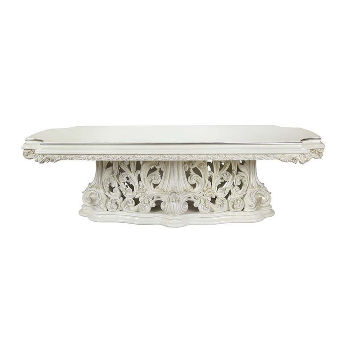 Adara - Dining Table - Antique White Finish Unique Piece Furniture