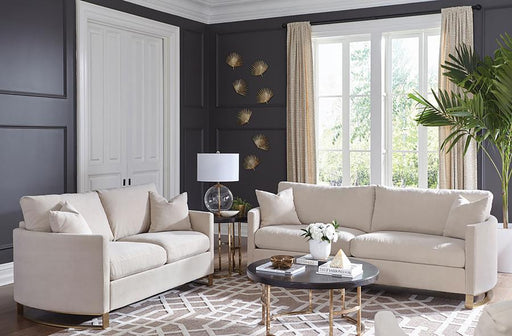 Corliss - Arched Arms Living Room Set Unique Piece Furniture