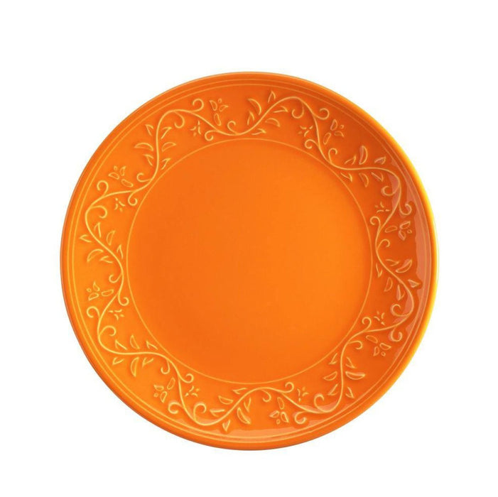 Fulya 16 Pieces Dinnerware Set - Orange