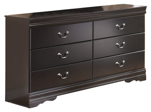 Huey - Black - Six Drawer Dresser Unique Piece Furniture