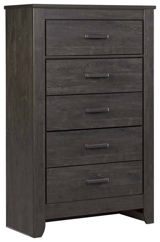 Brinxton - Charcoal - Five Drawer Chest Unique Piece Furniture