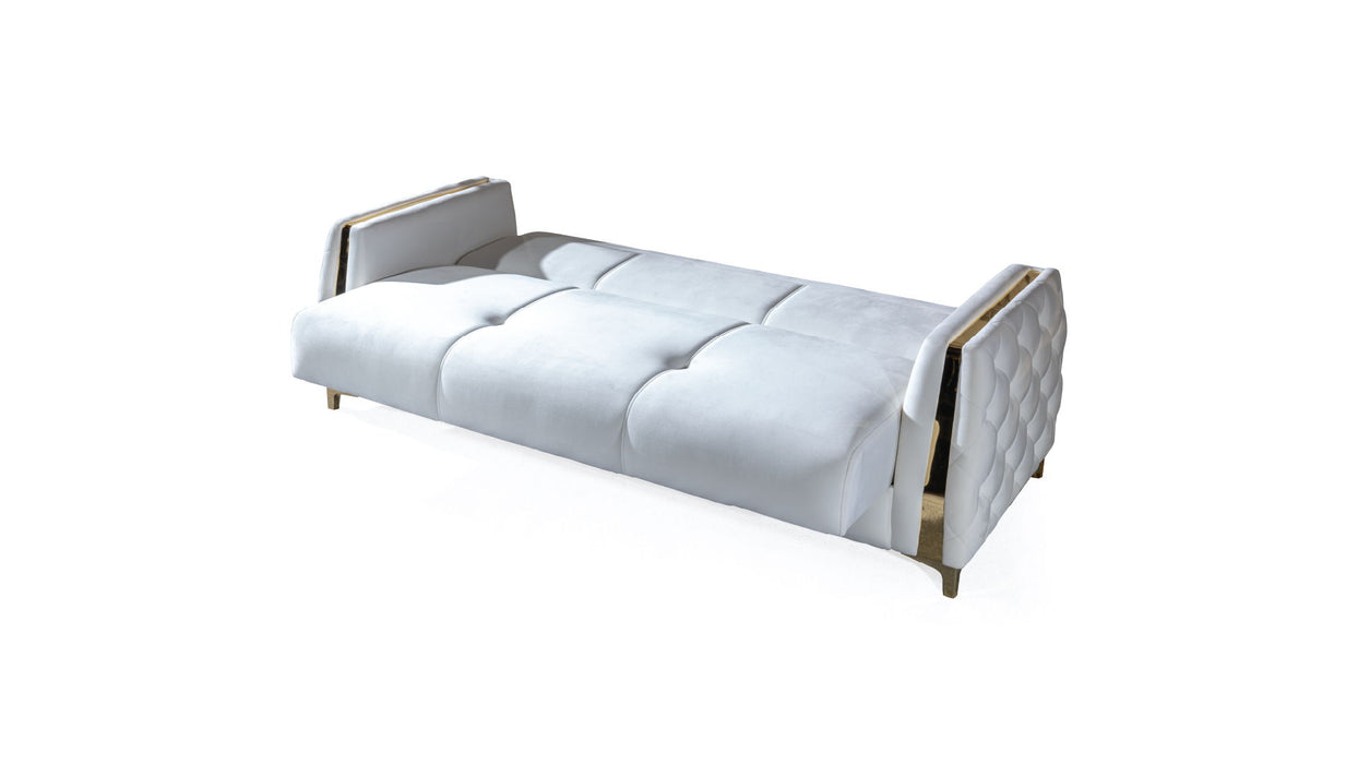 Lust Modern Style Sofa In Off White