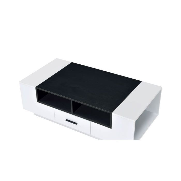 Armour - Coffee Table - White & Black Unique Piece Furniture