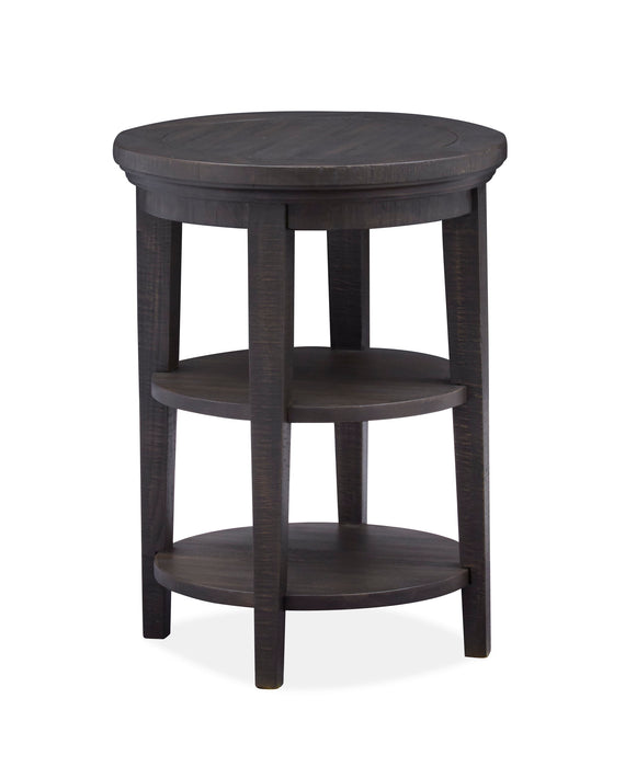 Westley Falls - Round Accent End Table - Graphite Unique Piece Furniture