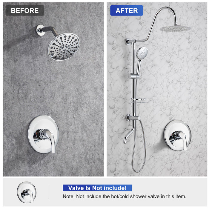 Complete Shower System - Chrome