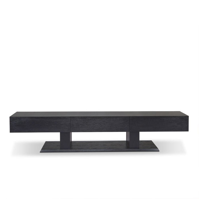 Follian - TV Stand - Black Unique Piece Furniture