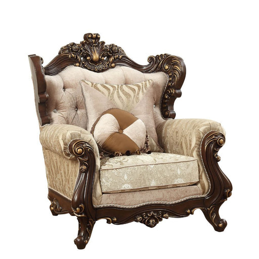 Shalisa - Chair - Fabric & Walnut Unique Piece Furniture