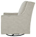 Kambria - Fog - Swivel Glider Accent Chair Unique Piece Furniture