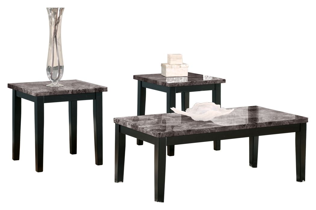 Maysville - Black - Occasional Table Set (Set of 3) Unique Piece Furniture Furniture Store in Dallas and Acworth, GA serving Marietta, Alpharetta, Kennesaw, Milton