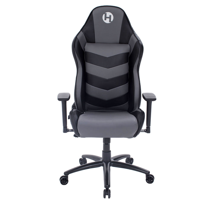 Techni Sport Ergonomic High Back Racer Style Video Gaming Chair, Gray/Black