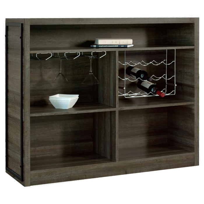 Joe - 5-Shelf Bar Unit - Aged Oak Unique Piece Furniture
