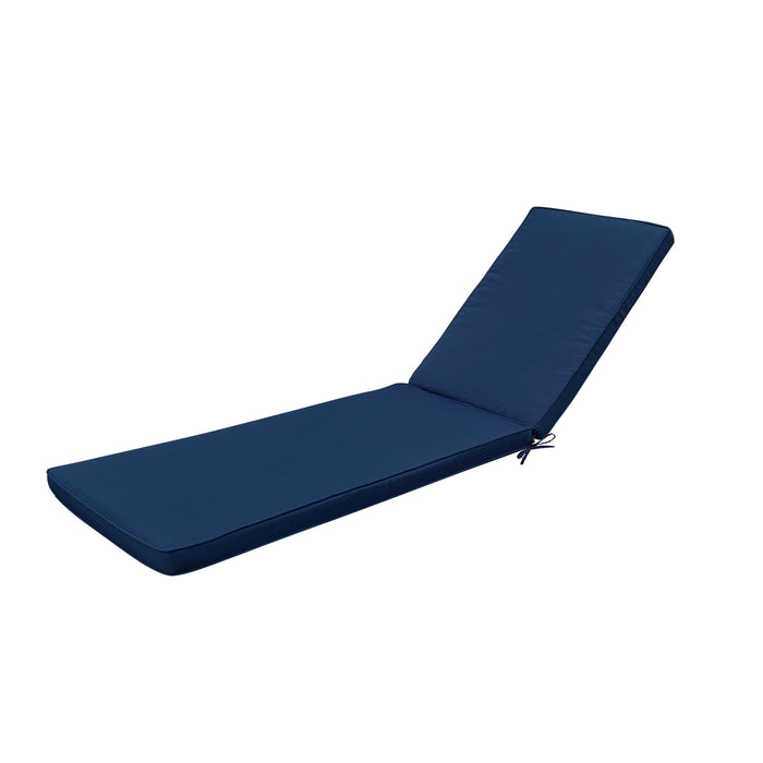 Outdoor Lounge Chair Cushion Replacement Patio Funiture Seat Cushion Chaise Lounge Cushion - Navy Blue