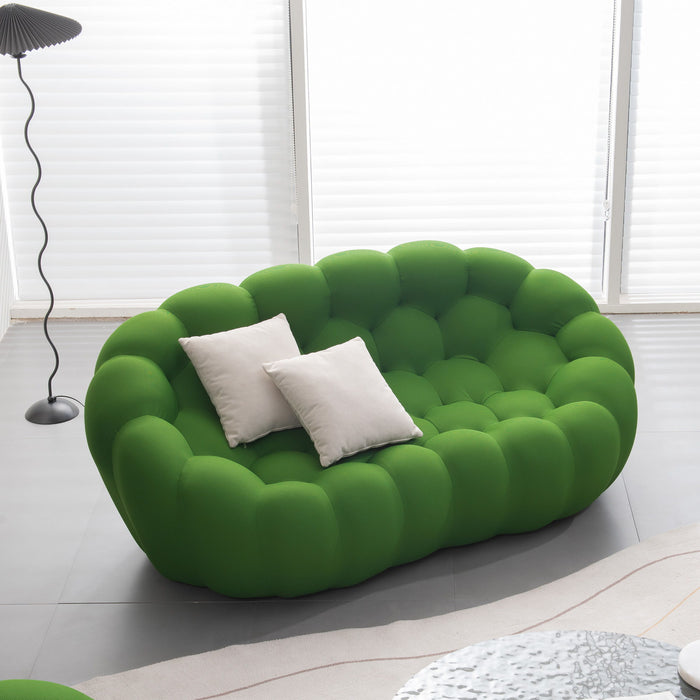 Modern Bubble Floor Couch For Living Room, Green