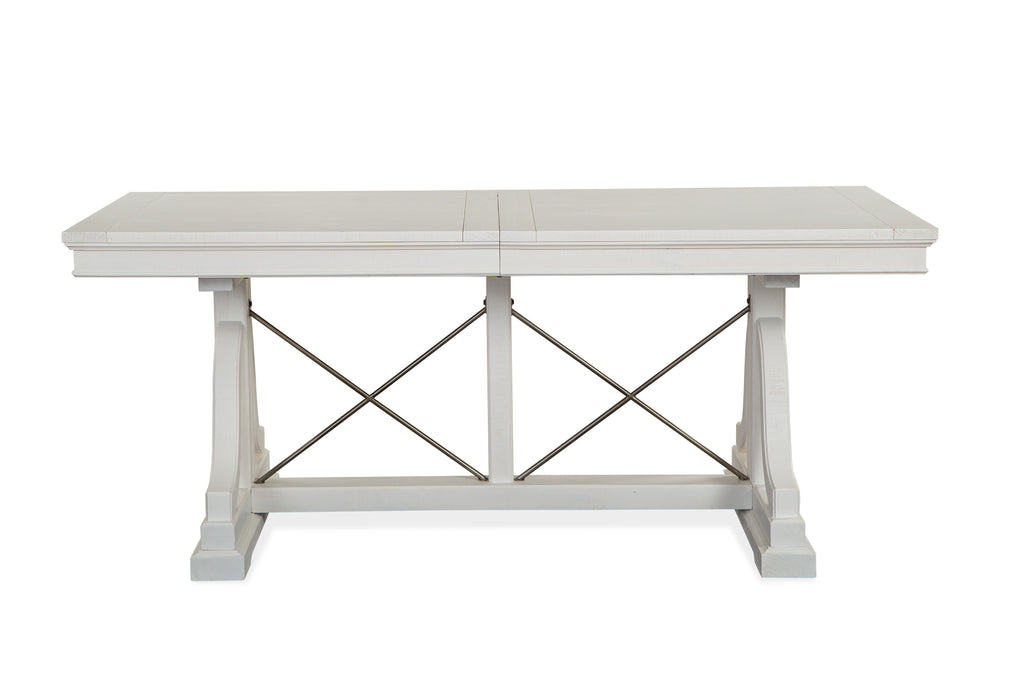 Heron Cove - Trestle Dining Table - Chalk White