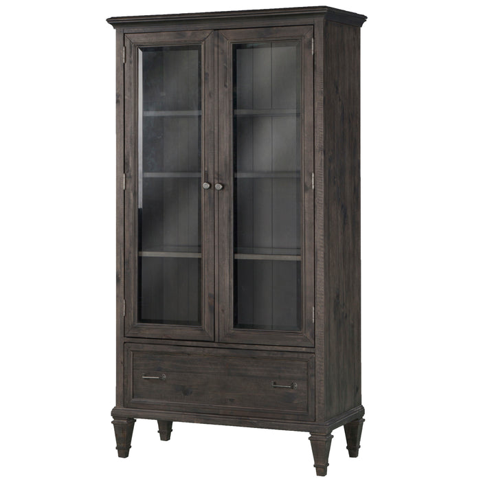 Sutton Place - Door Bookcase - Weathered Charcoal Unique Piece Furniture