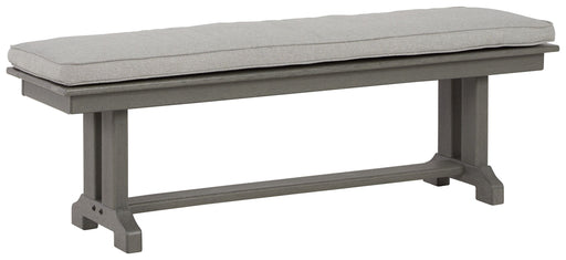 Visola - Gray - Bench With Cushion Unique Piece Furniture